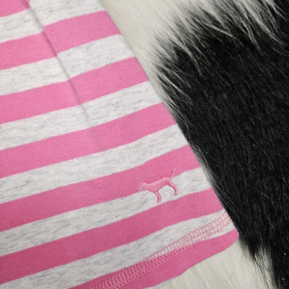 PINK Victoria's Secret Pink and White Striped Tank Top - Picture 2 of 3